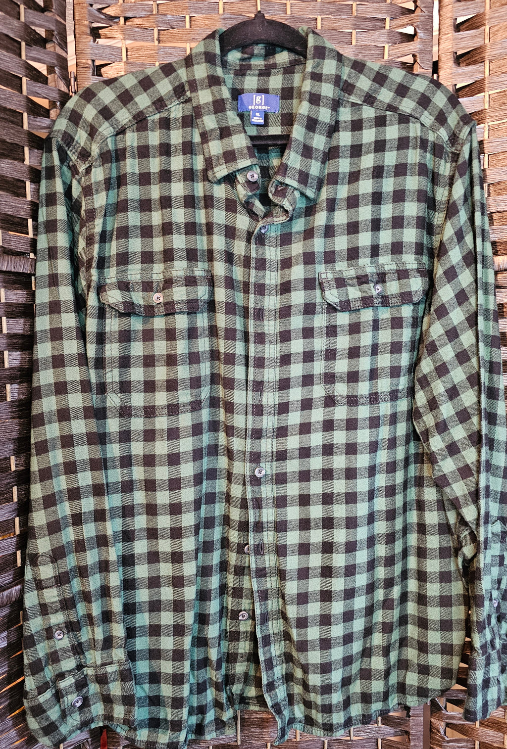 Upcycled Plaid XLarge Christmas Top
