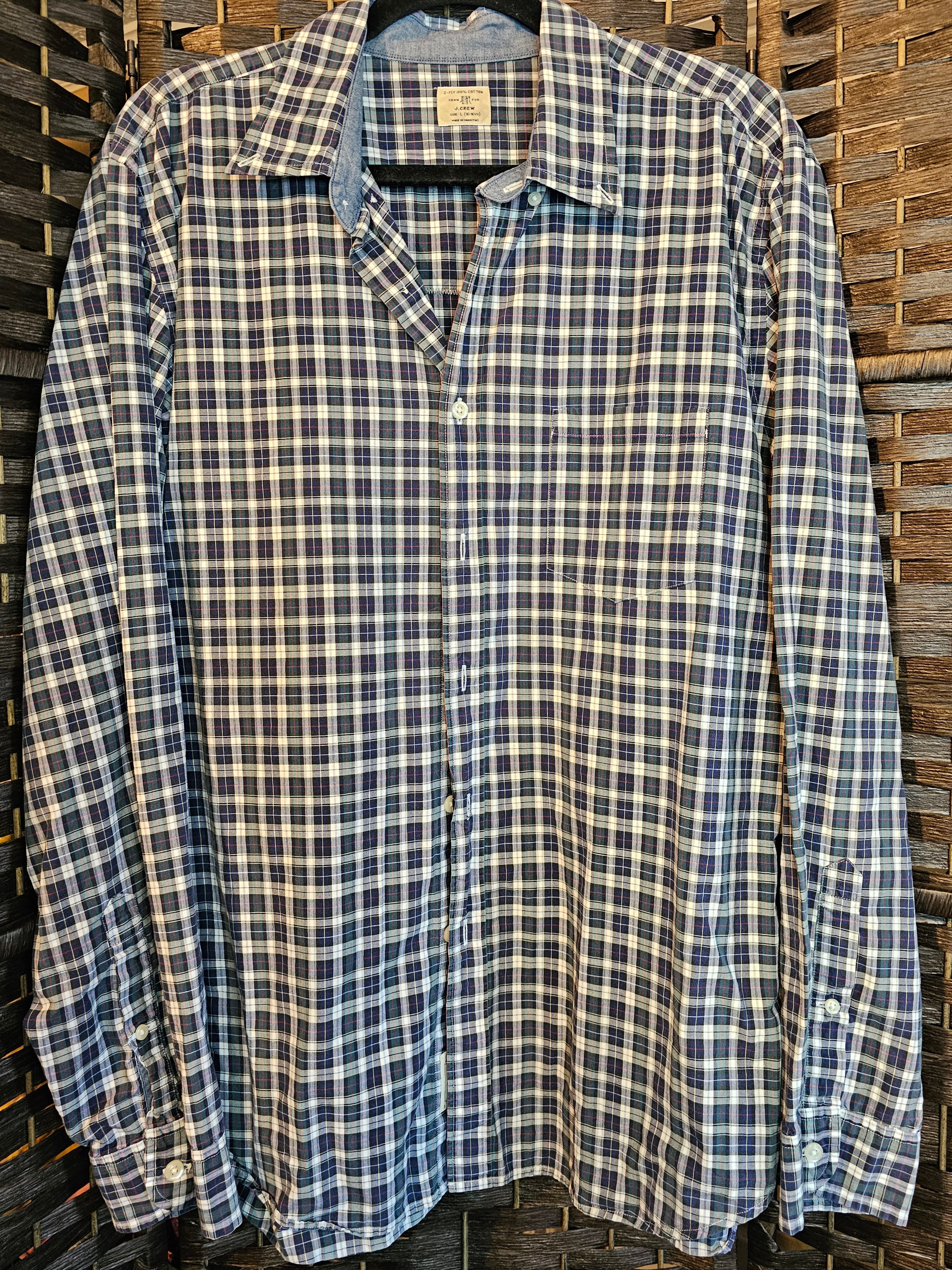 Upcycled Plaid Large The Sandlot Top
