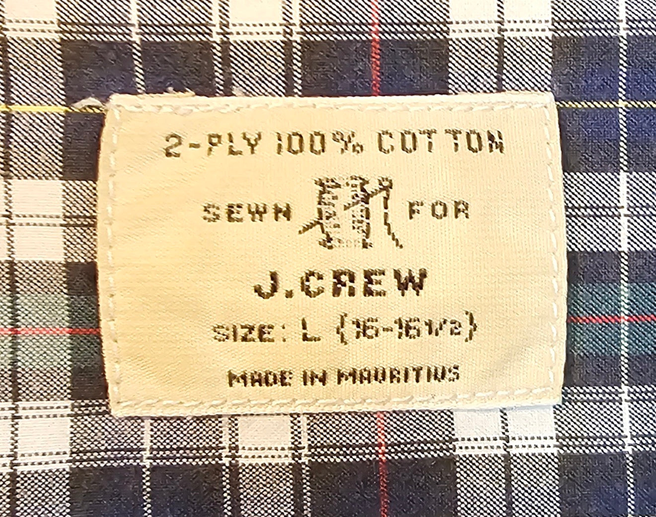 Upcycled Plaid Large The Sandlot Top