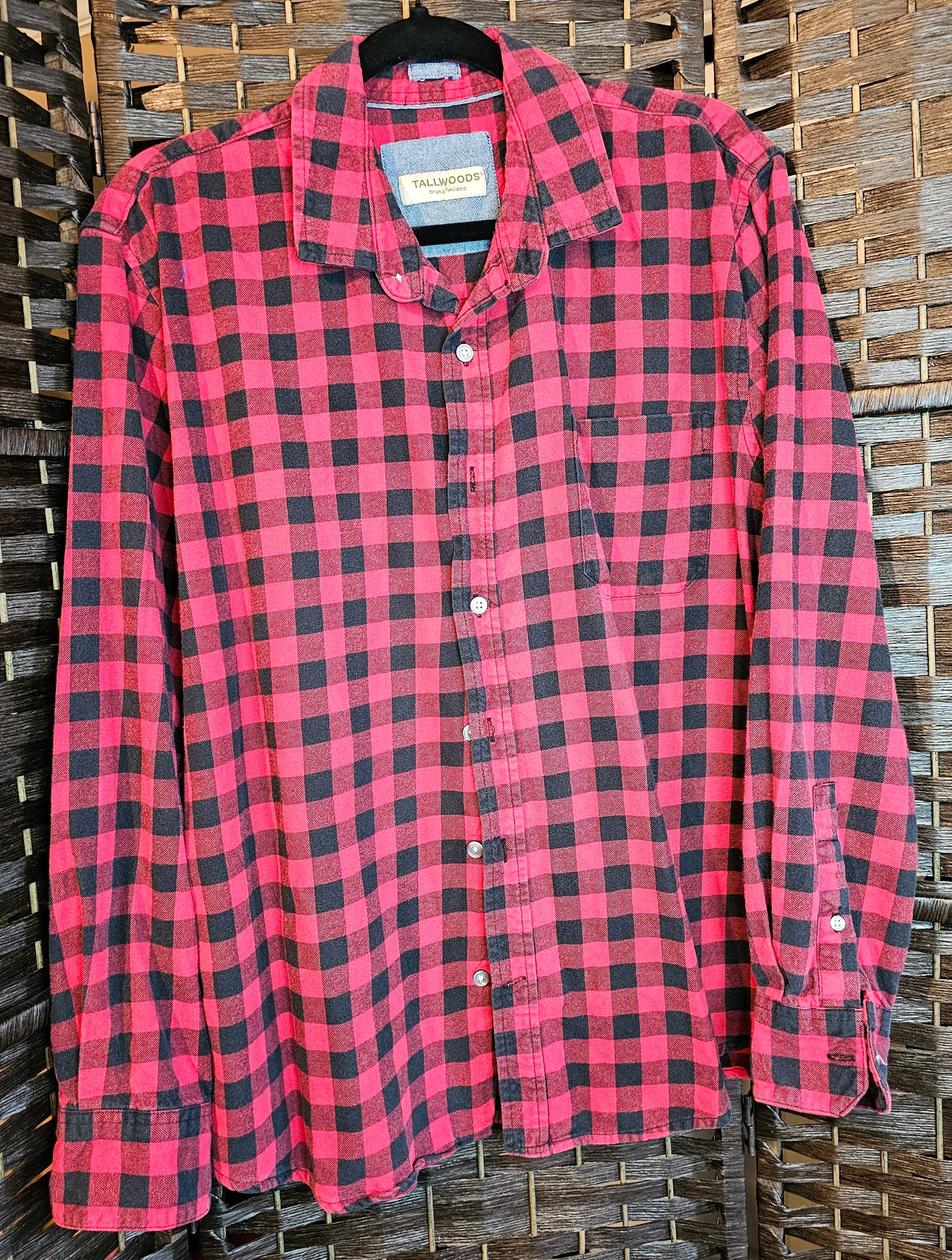 Upcycled Plaid Large Chucky Top