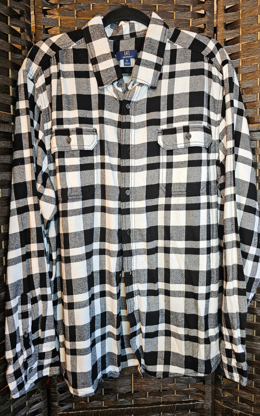 Upcycled Plaid XLarge Friday the 13th Top