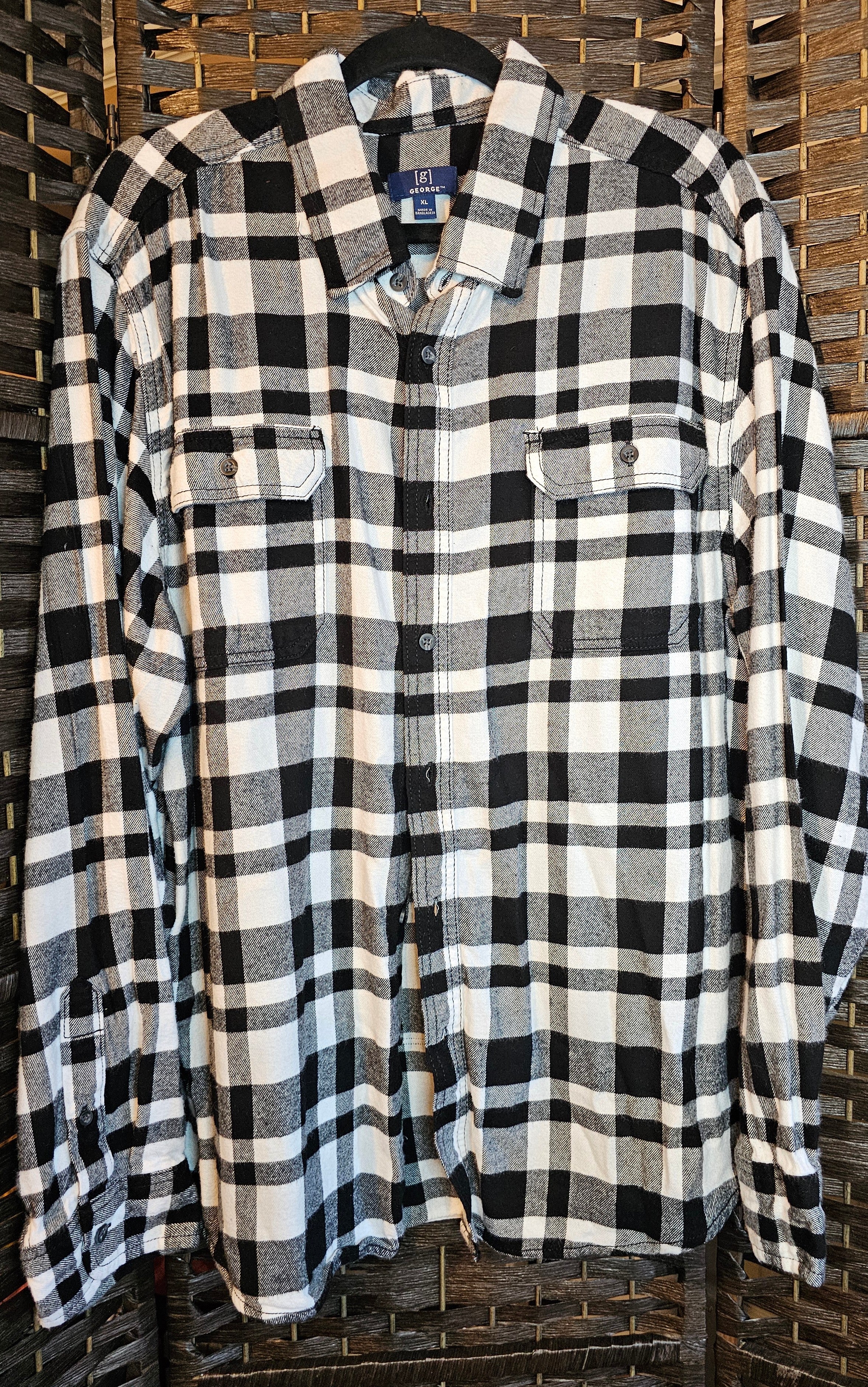 Upcycled Plaid XLarge Friday the 13th Top