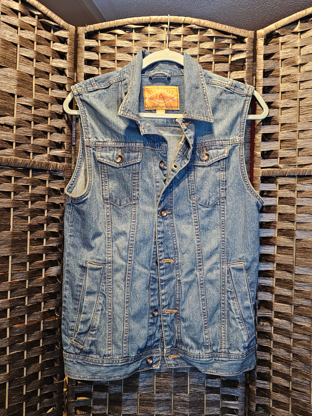 Upcycled Small Peacock Vest