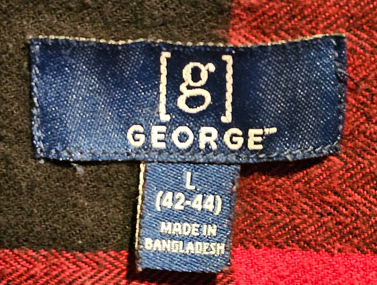 Upcycled Large Plaid Dr. Who Shirt