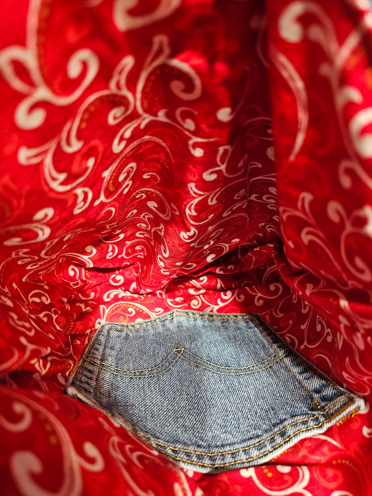 Denim Patchwork Tote #5