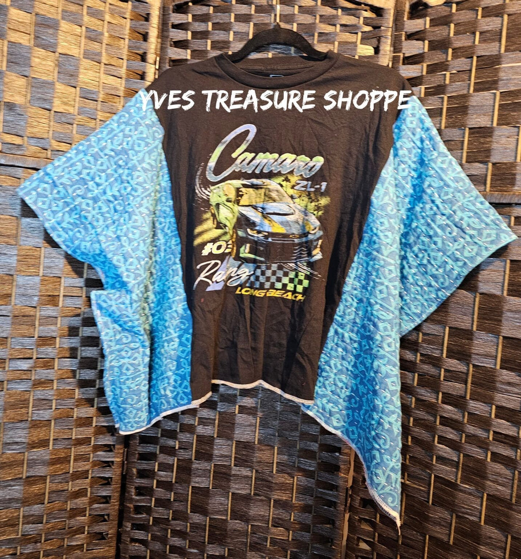 Blue Poncho Camaro