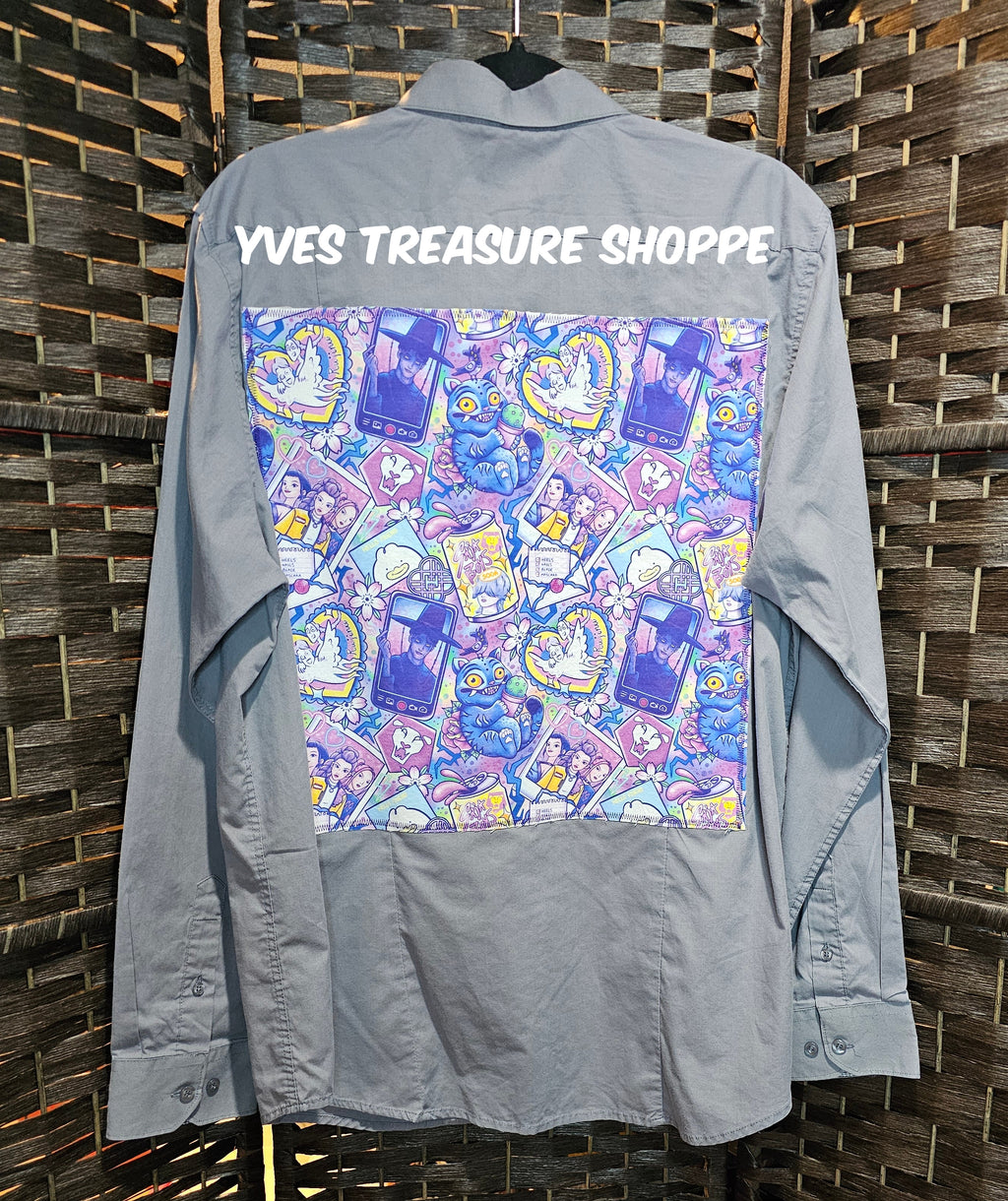Upcycled Movie Top Large
