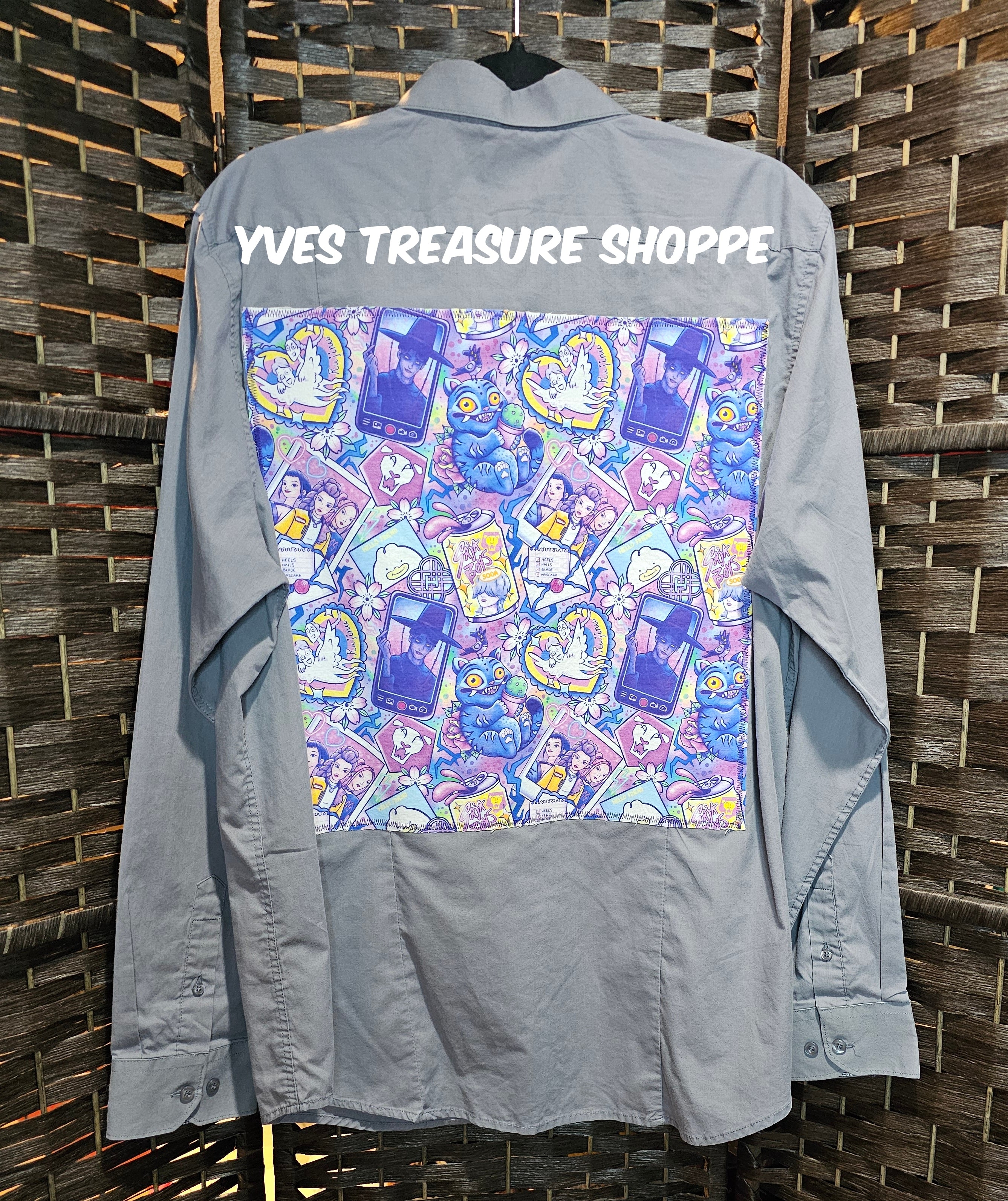 Upcycled Movie Top Large