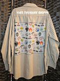 Upcycled Striped XL (17) Boy Band Jonas Brothers Top