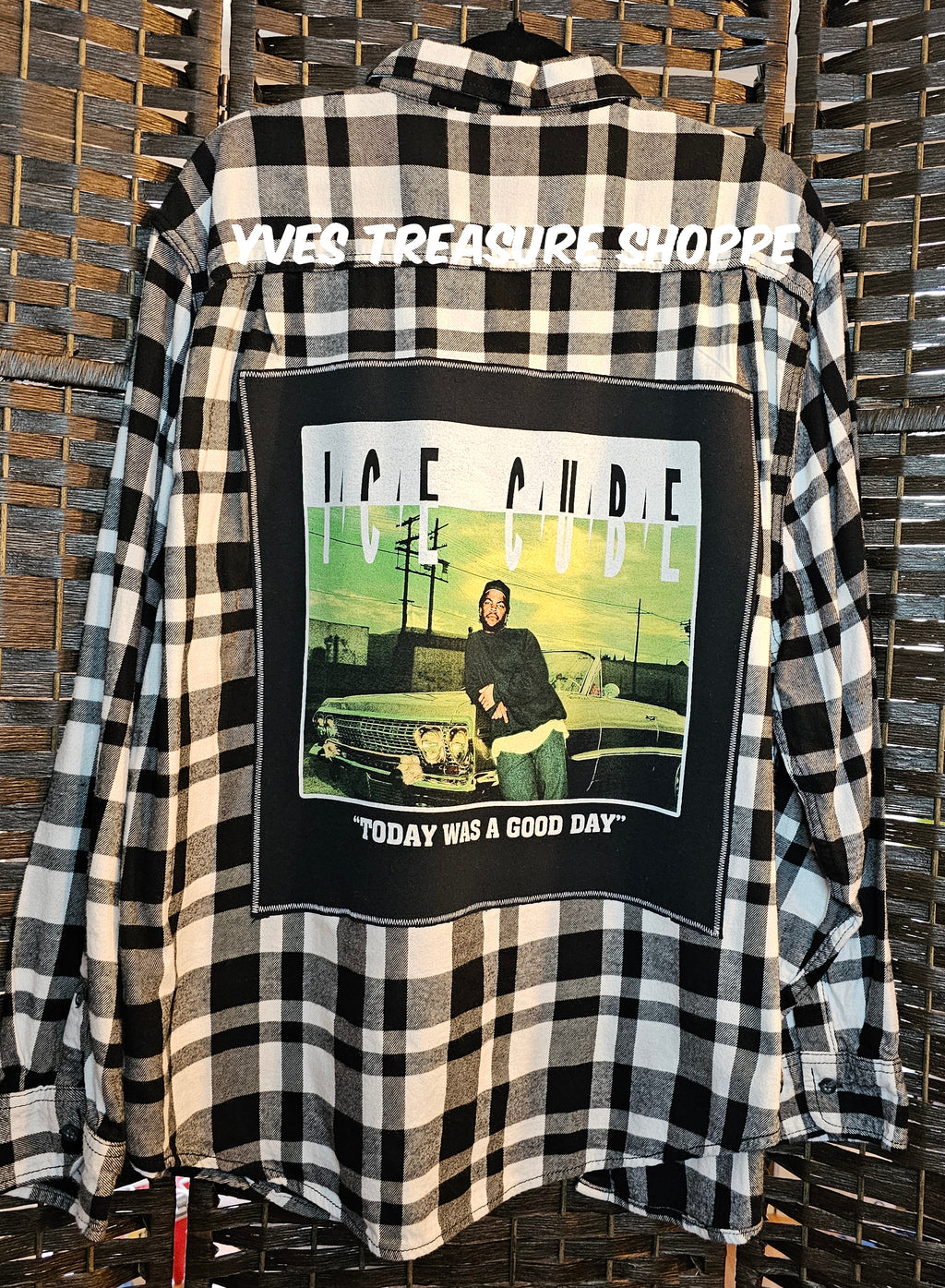 Upcycled Plaid 2xl Ice Cube Top