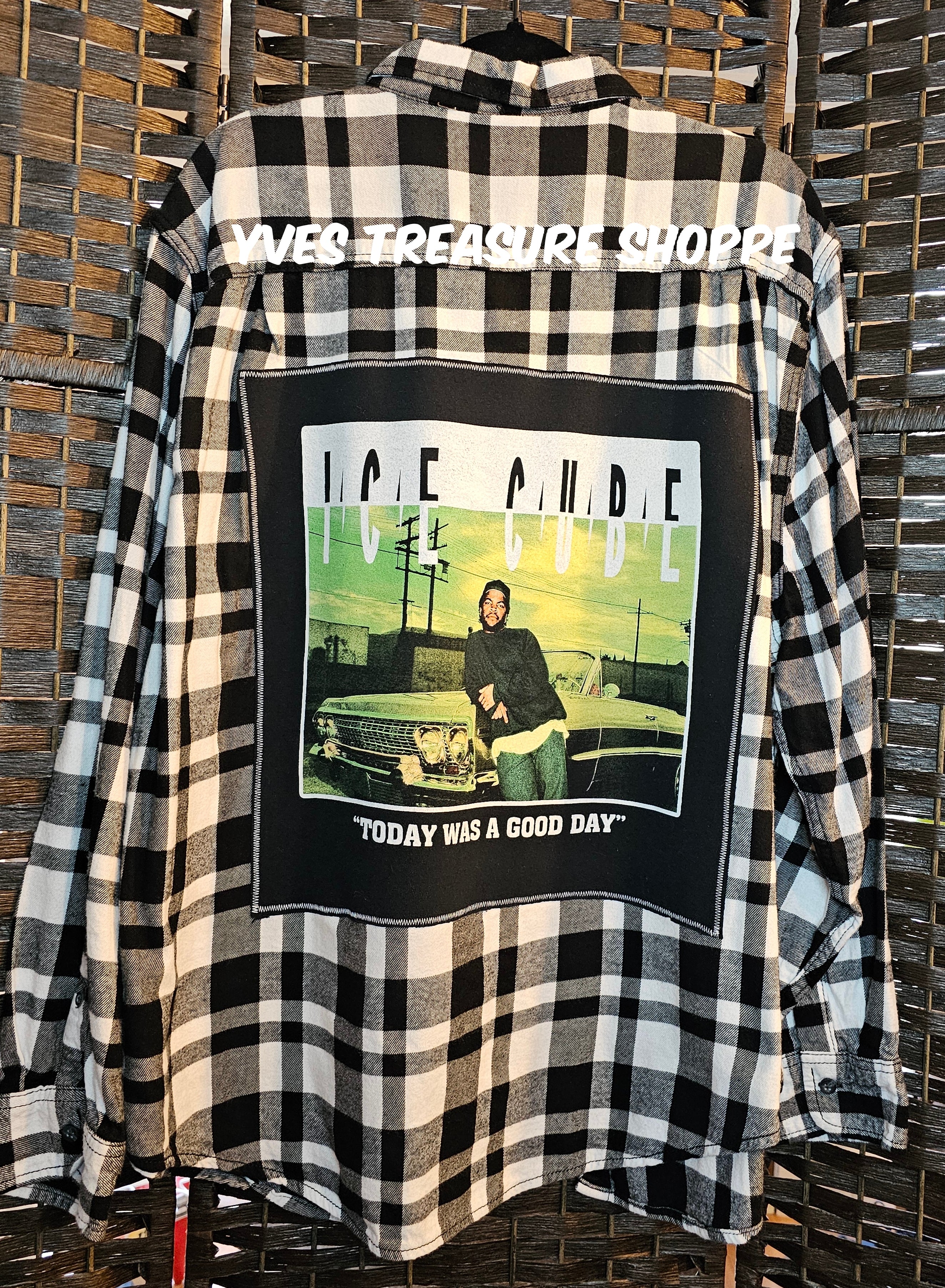 Upcycled Plaid 2xl Ice Cube Top