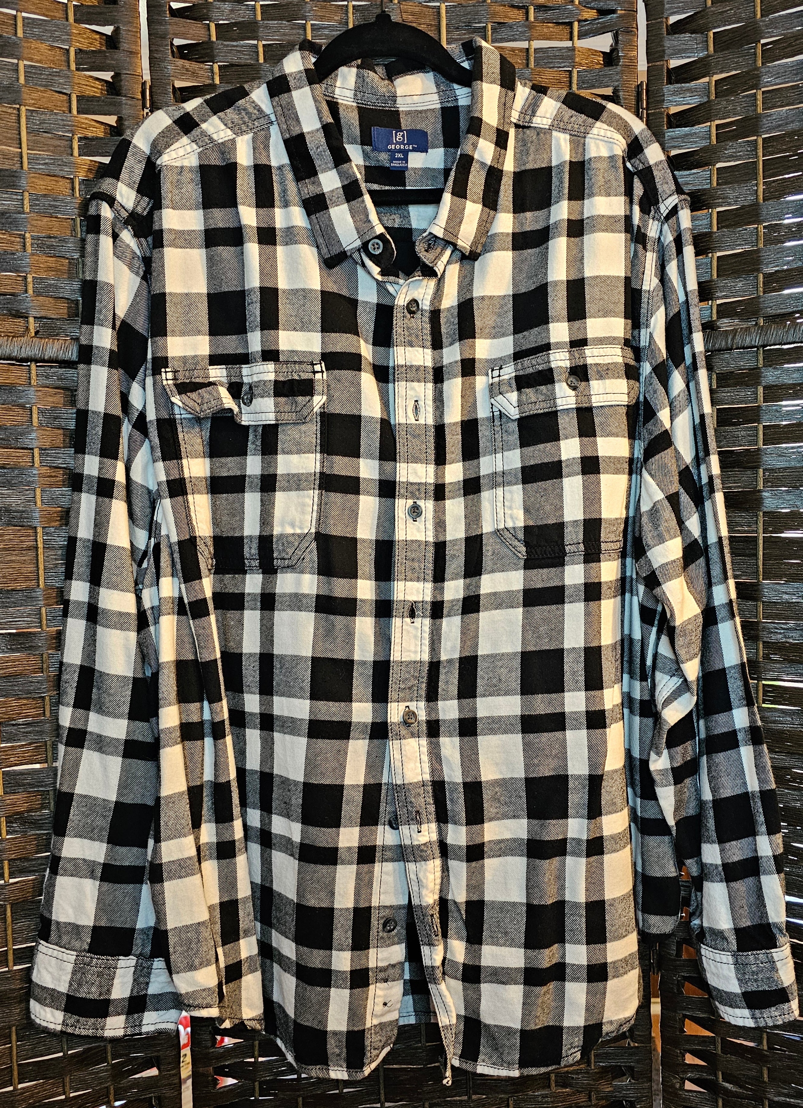 Upcycled Plaid 2xl Ice Cube Top