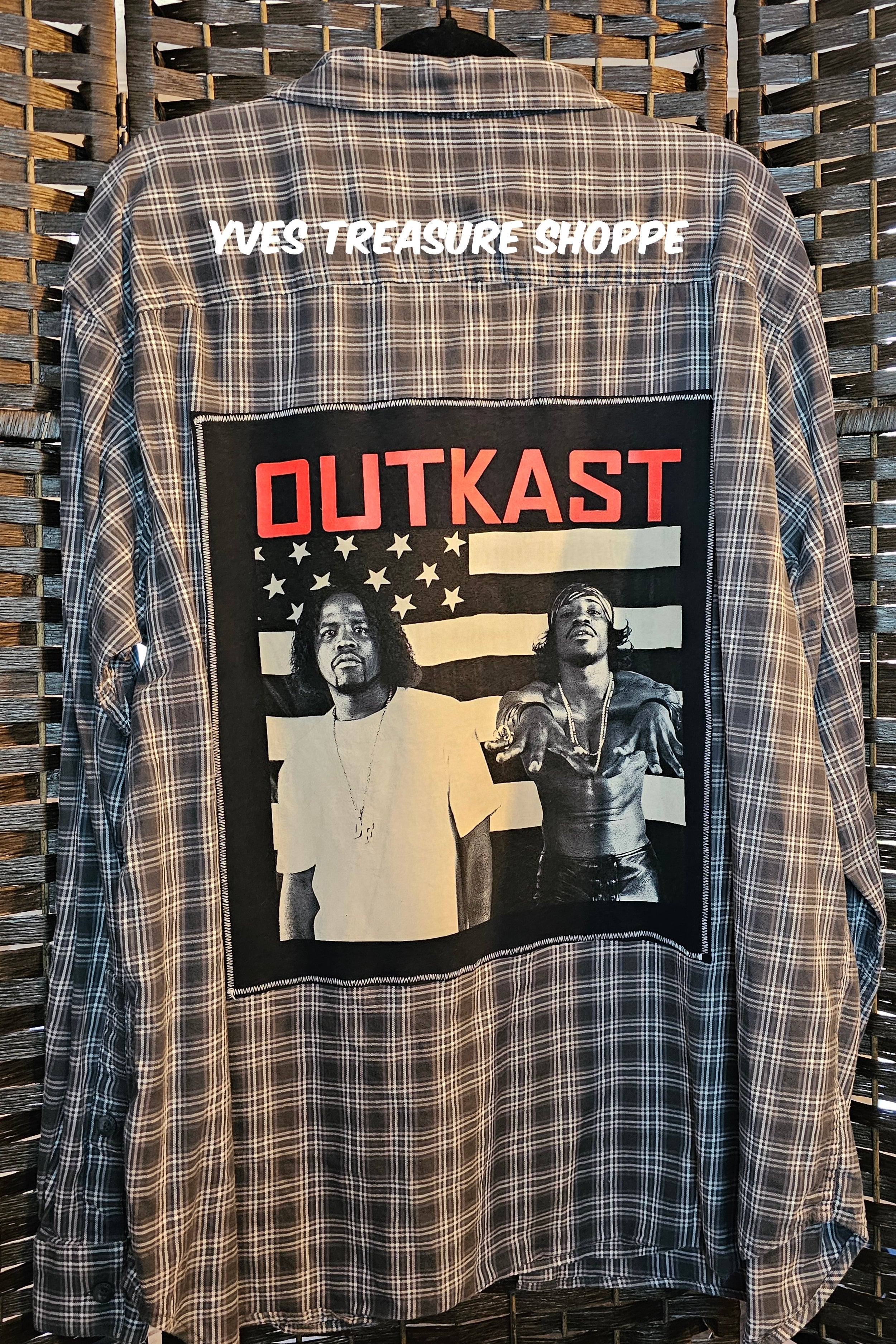 Upcycled Plaid xxl Outkast Top