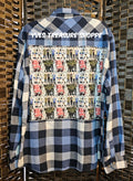 Upcycled Plaid Large 5SOS Top