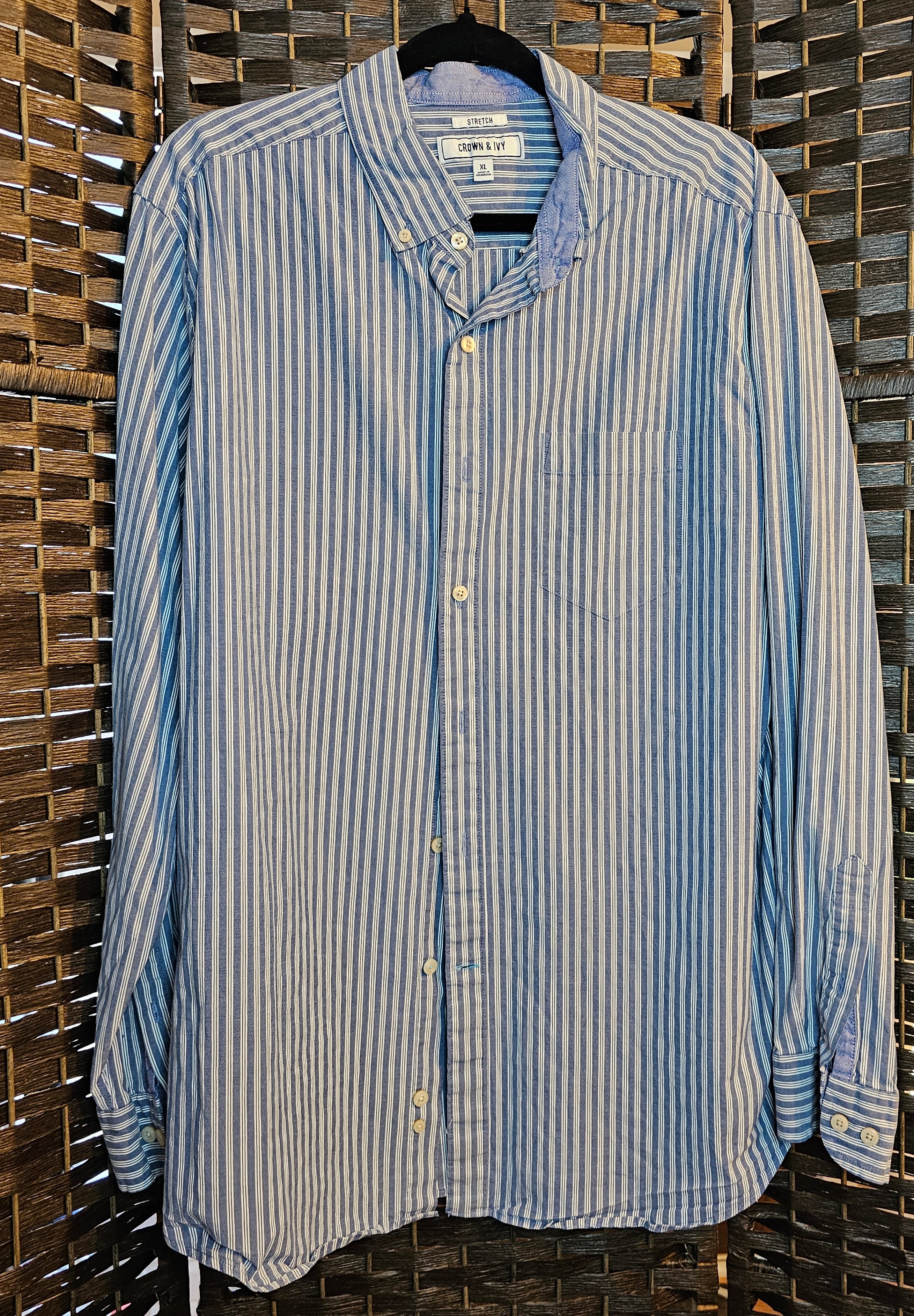 Upcycled Striped xl 5SOS Top