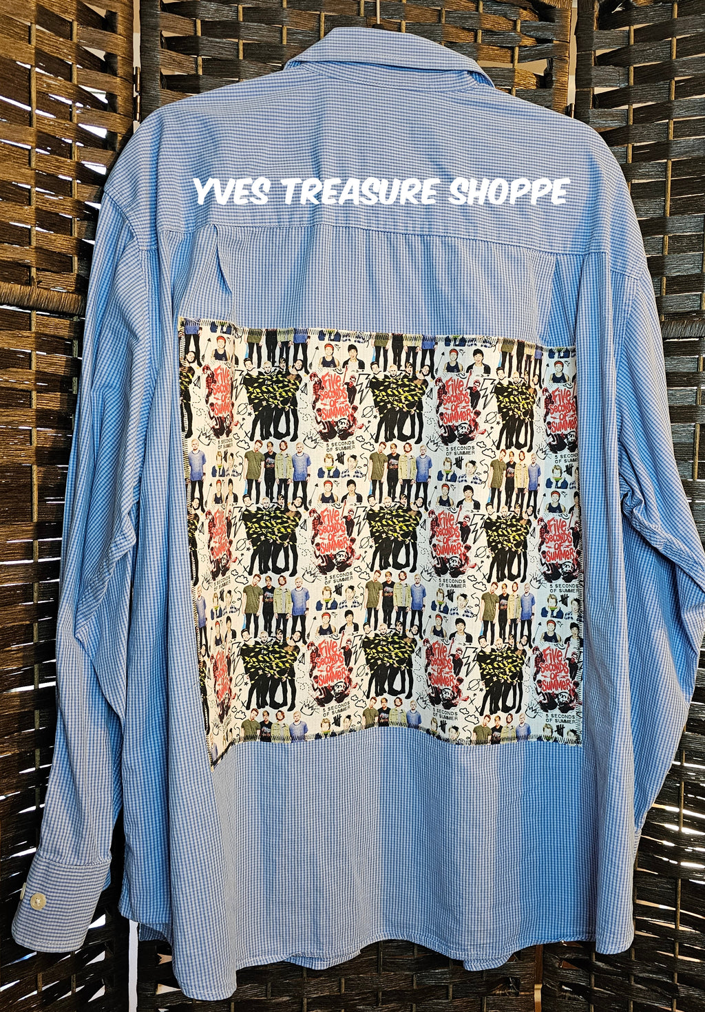 Upcycled 2xl 5SOS Top