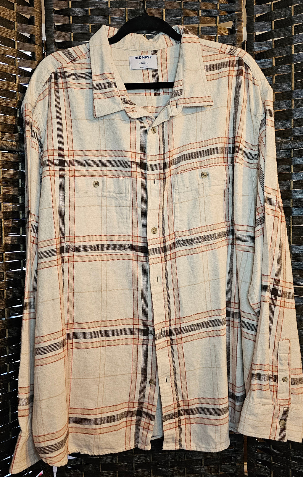 Upcycled Plaid XXXLarge NKOTB top