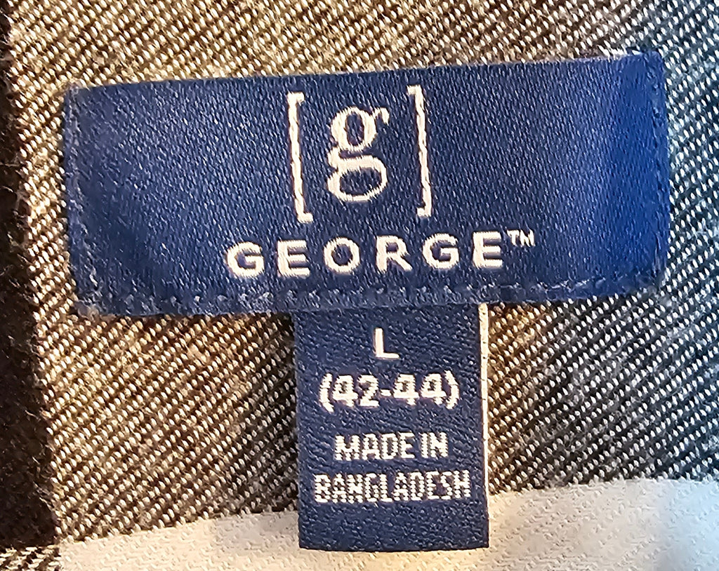 Upcycled Plaid Large Beatles Top
