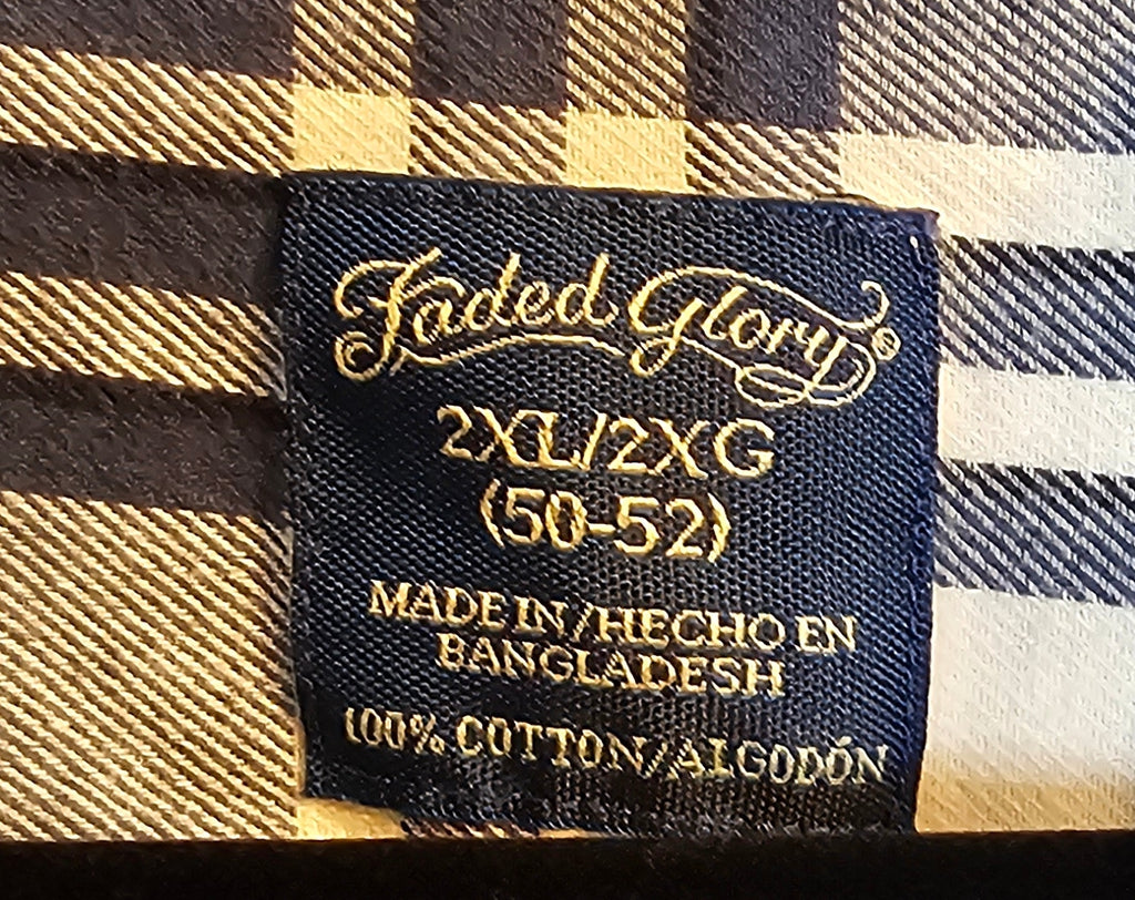 Upcycled Plaid 2xLarge NKOTB top