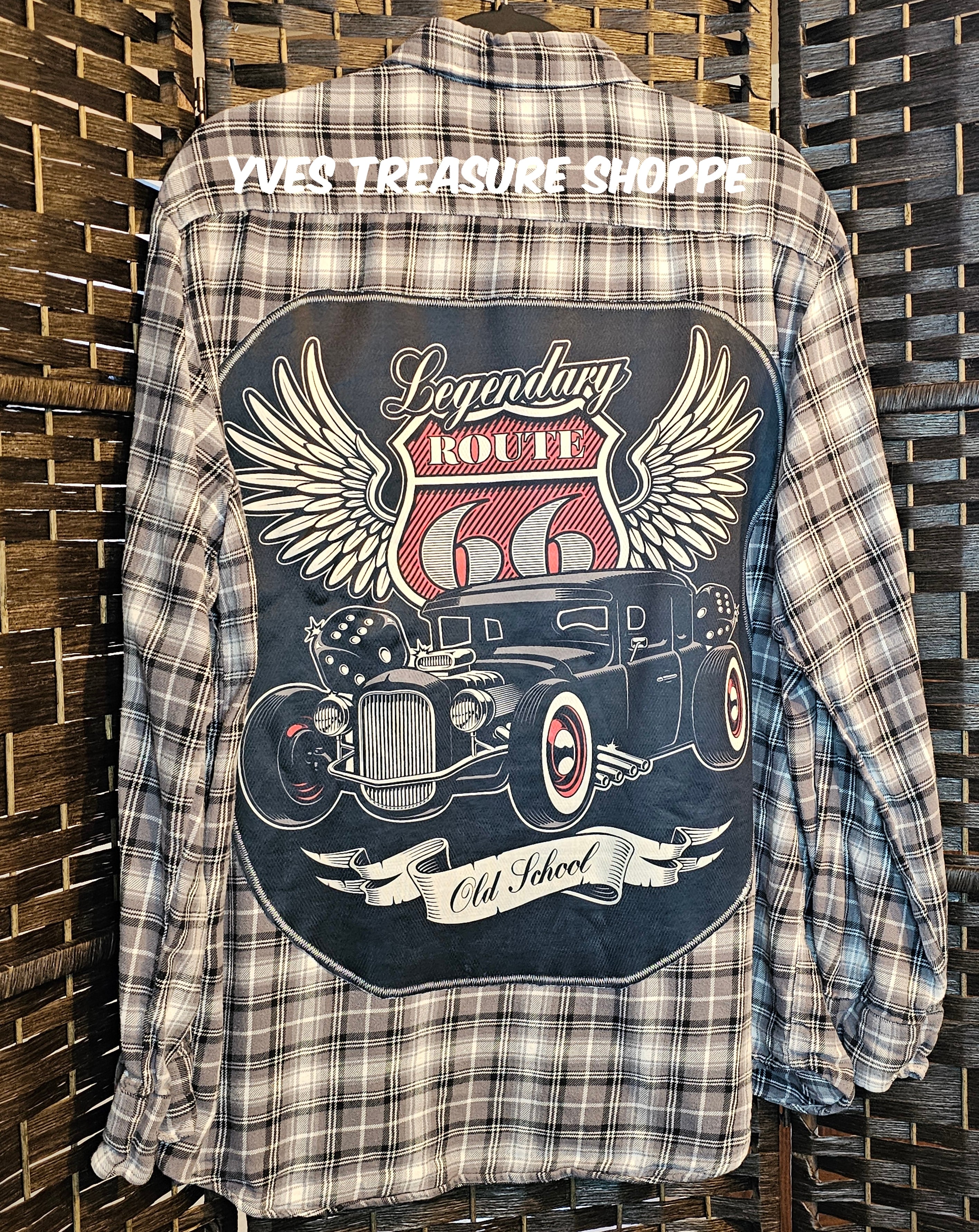 Upcycled XL Route 66 Top