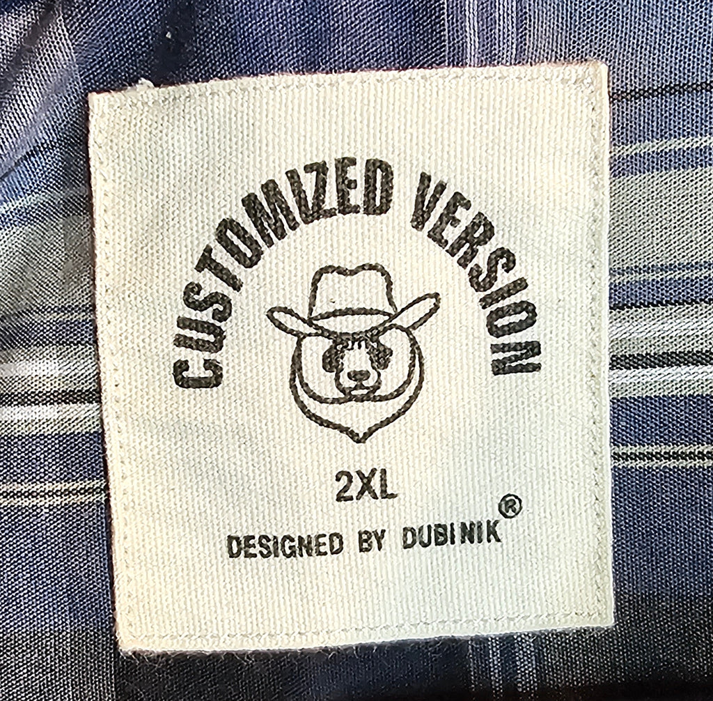 Upcycled XXL Hot Air Balloon Plaid Top