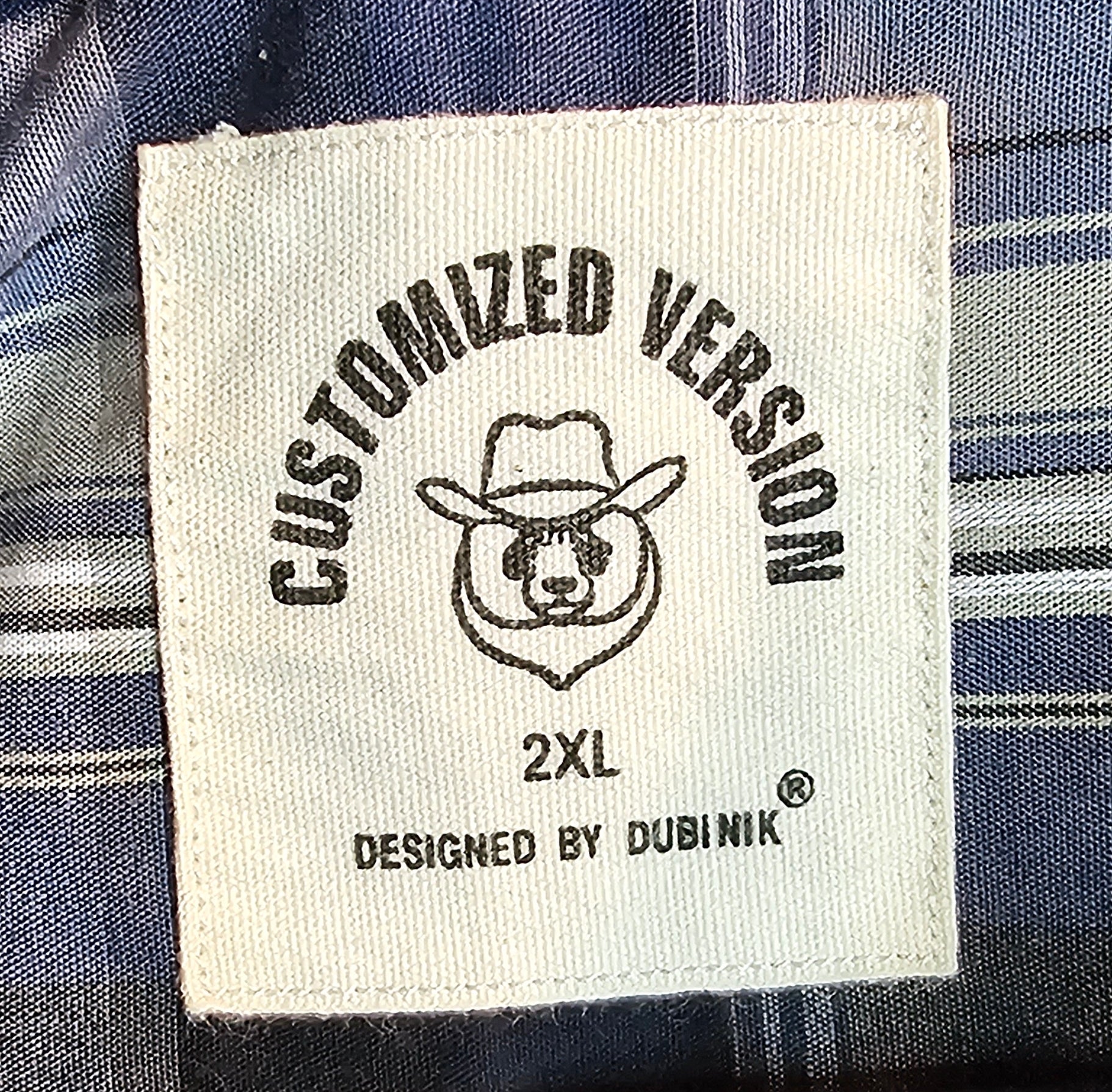Upcycled XXL Hot Air Balloon Plaid Top
