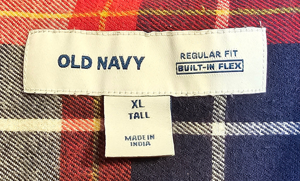 Upcycled Plaid XLarge Movie Top