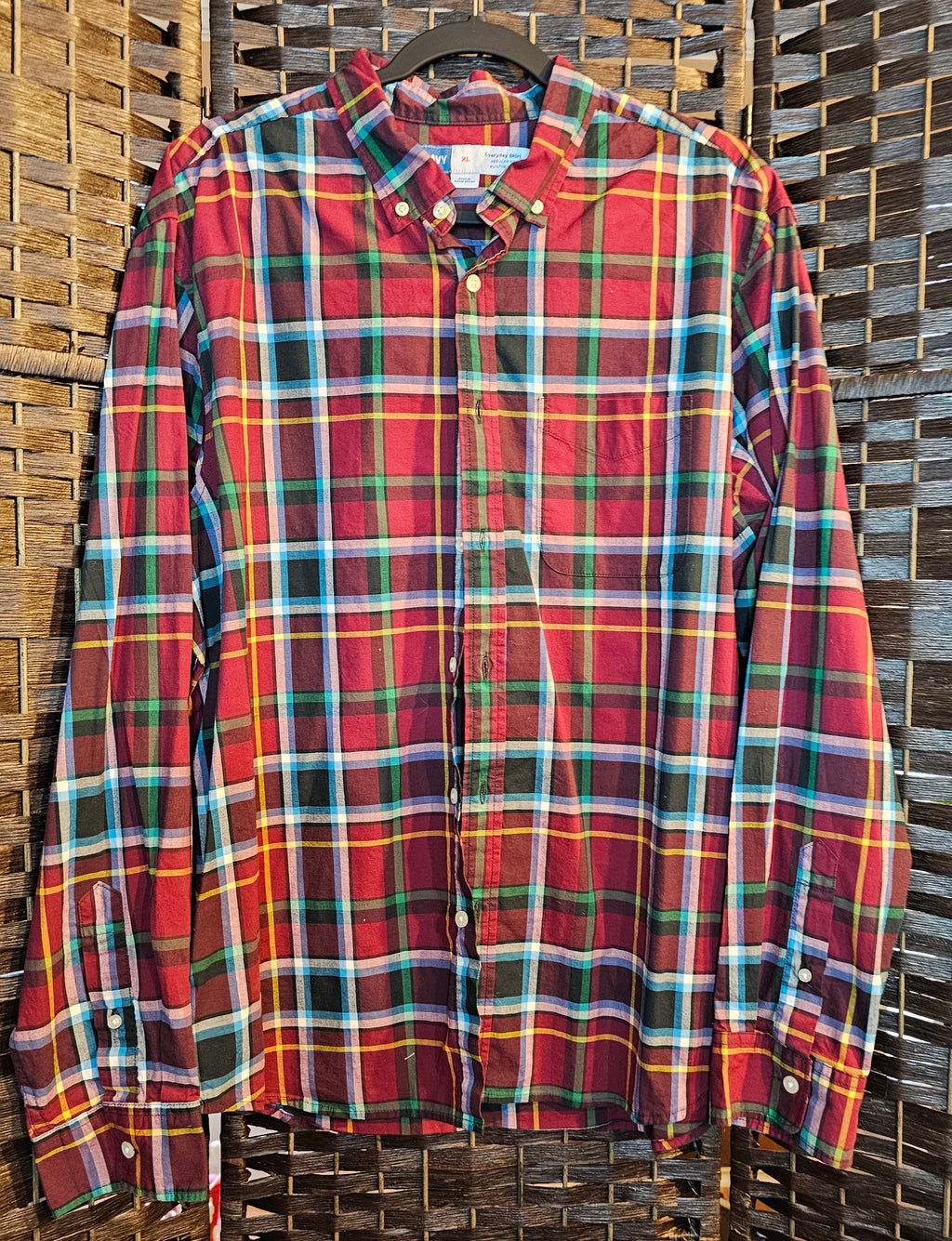 Upcycled Plaid XLarge Diana Ross Top