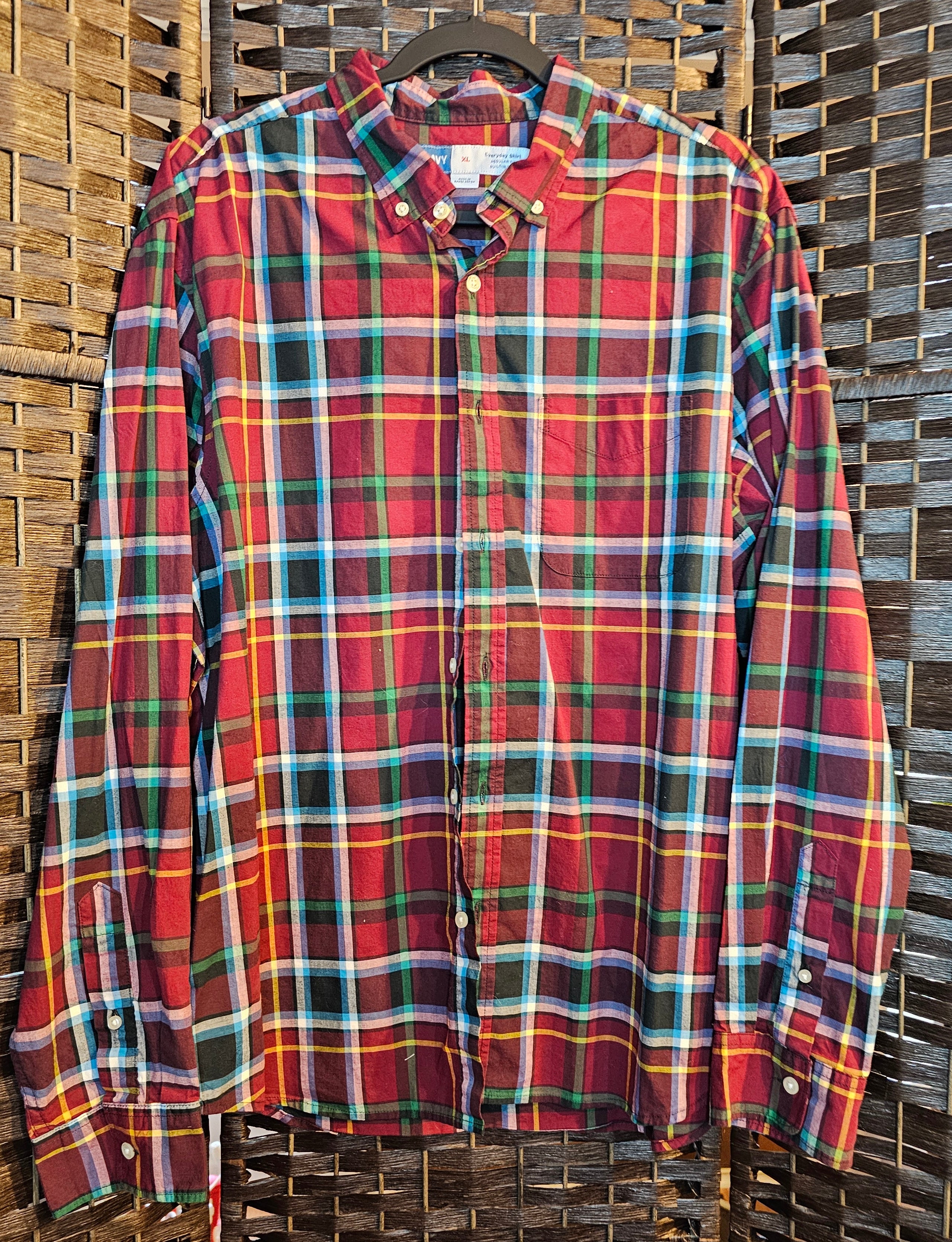 Upcycled Plaid XLarge Diana Ross Top