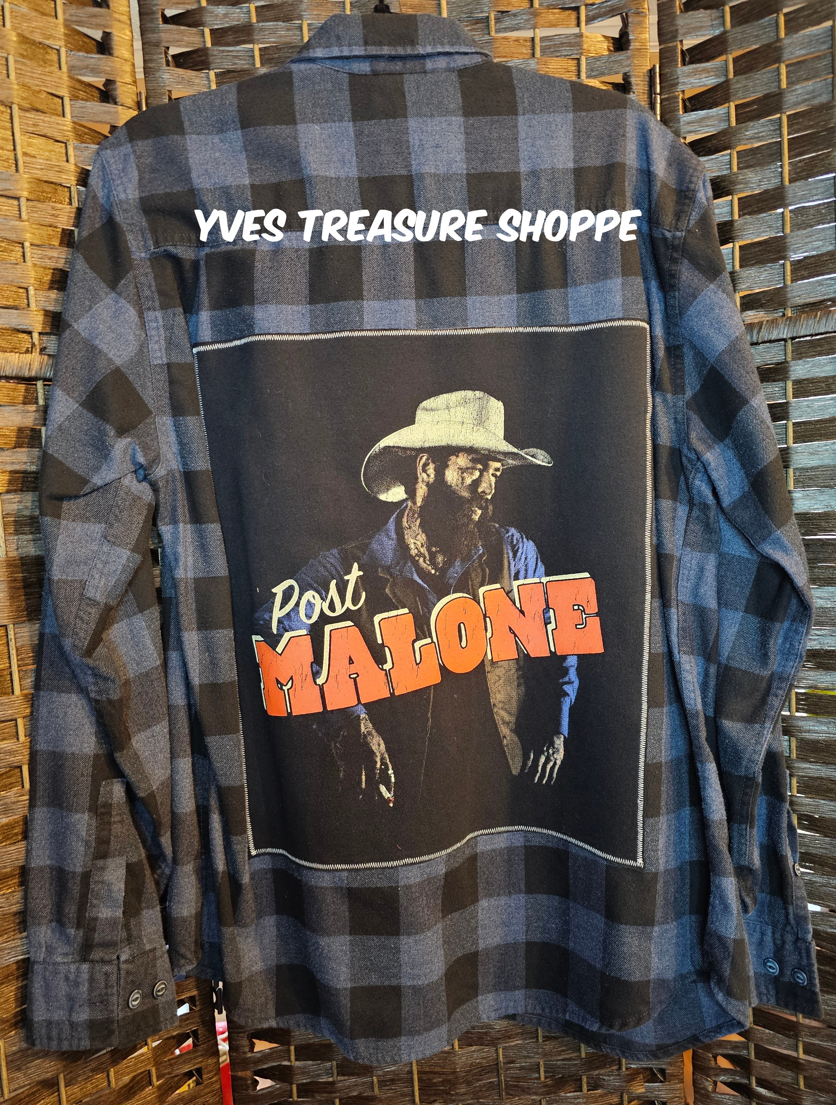 Upcycled Large Post Malone Top