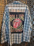 Upcycled XXLarge Rolling Stones Top
