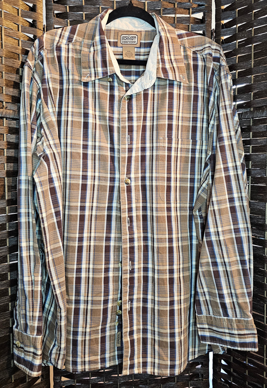 Upcycled Plaid XXLarge Journey Top