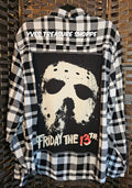 Upcycled Plaid XLarge Friday the 13th Top