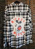 Upcycled Plaid XLarge Mouse Top