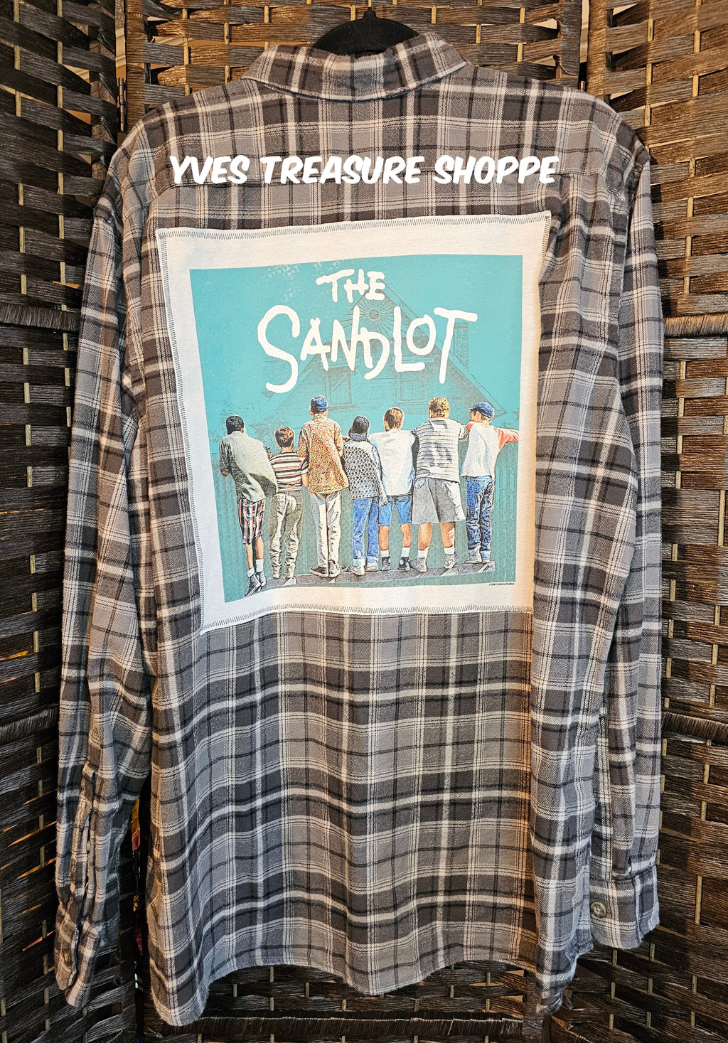 Upcycled Plaid XLarge The Sandlot Top