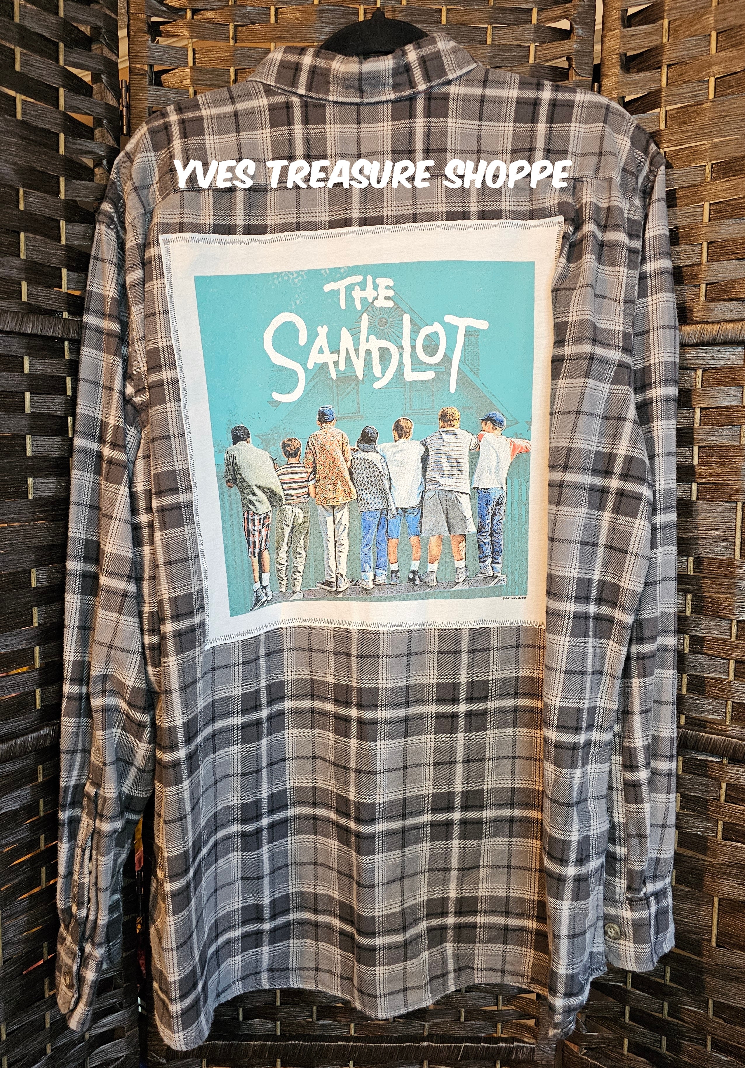 Upcycled Plaid XLarge The Sandlot Top