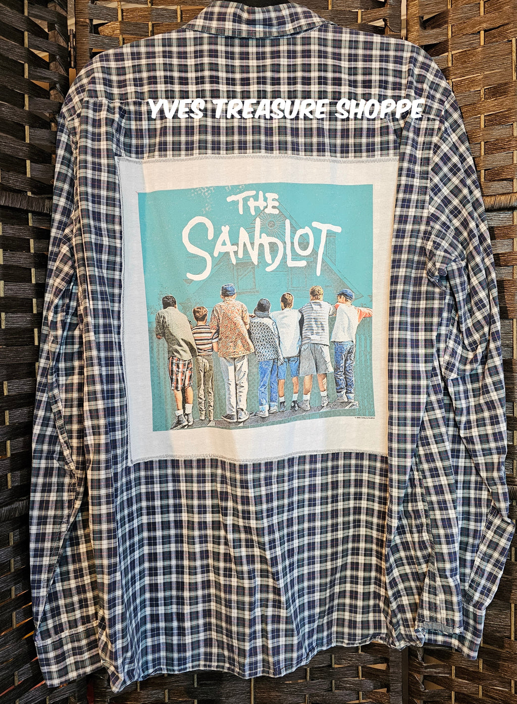 Upcycled Plaid Large The Sandlot Top