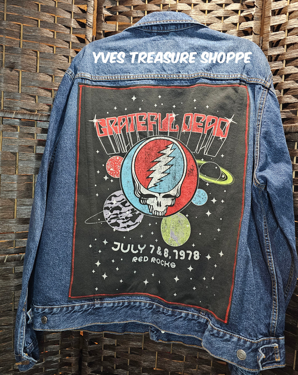 Refashioned Grateful Dead XXL Denim Jacket