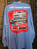 Upcycled Plaid Size 18 Top Dodge Charger