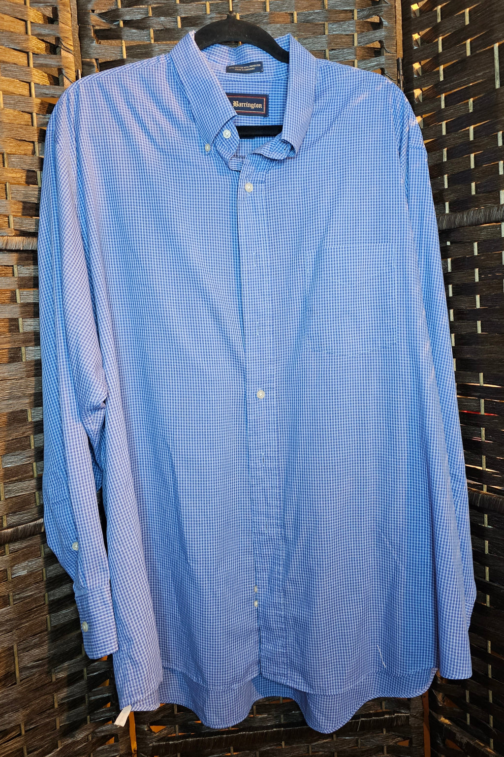Upcycled Plaid Size 18 Top Dodge Charger