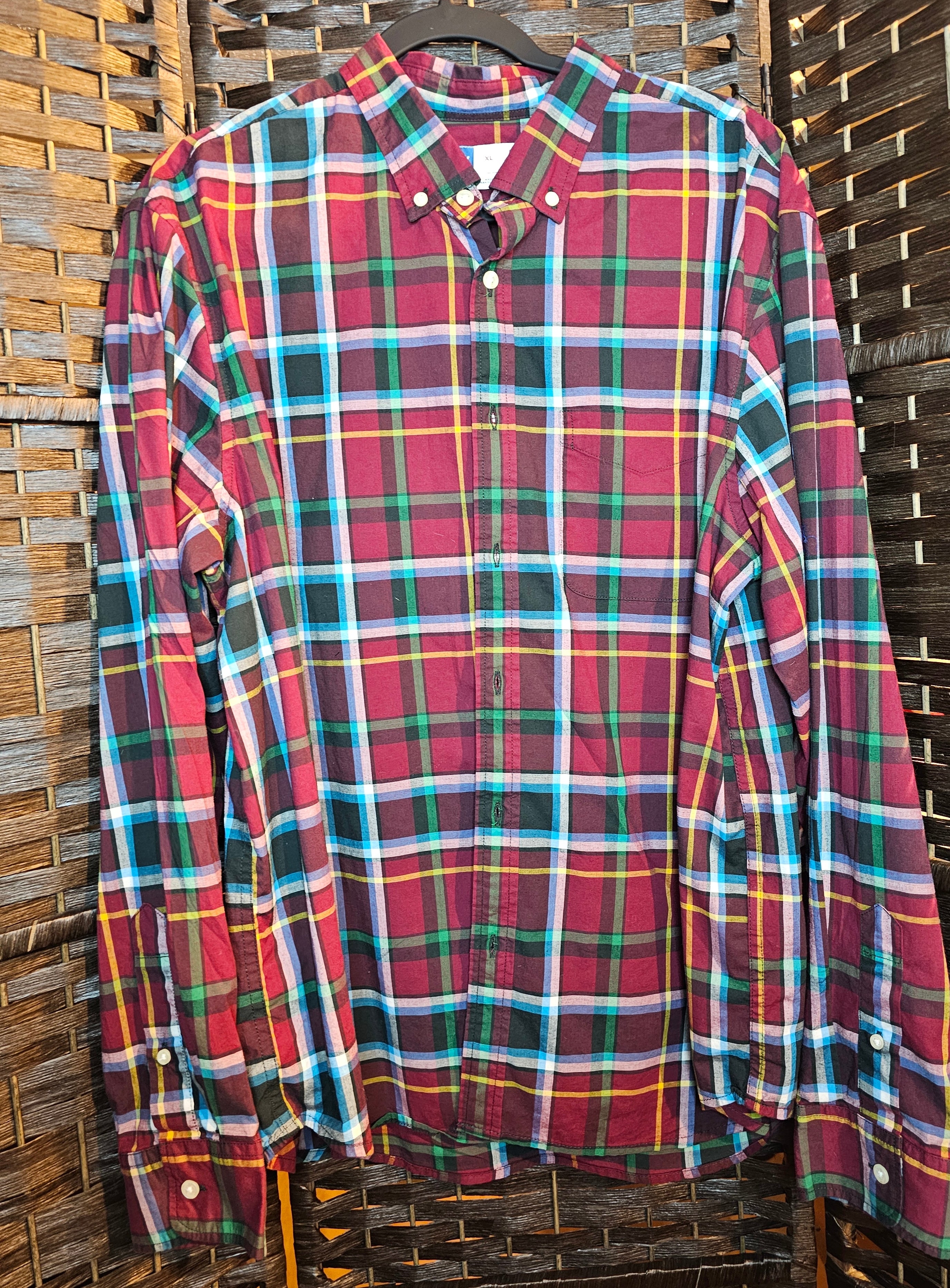 Upcycled Plaid Doll XL Top