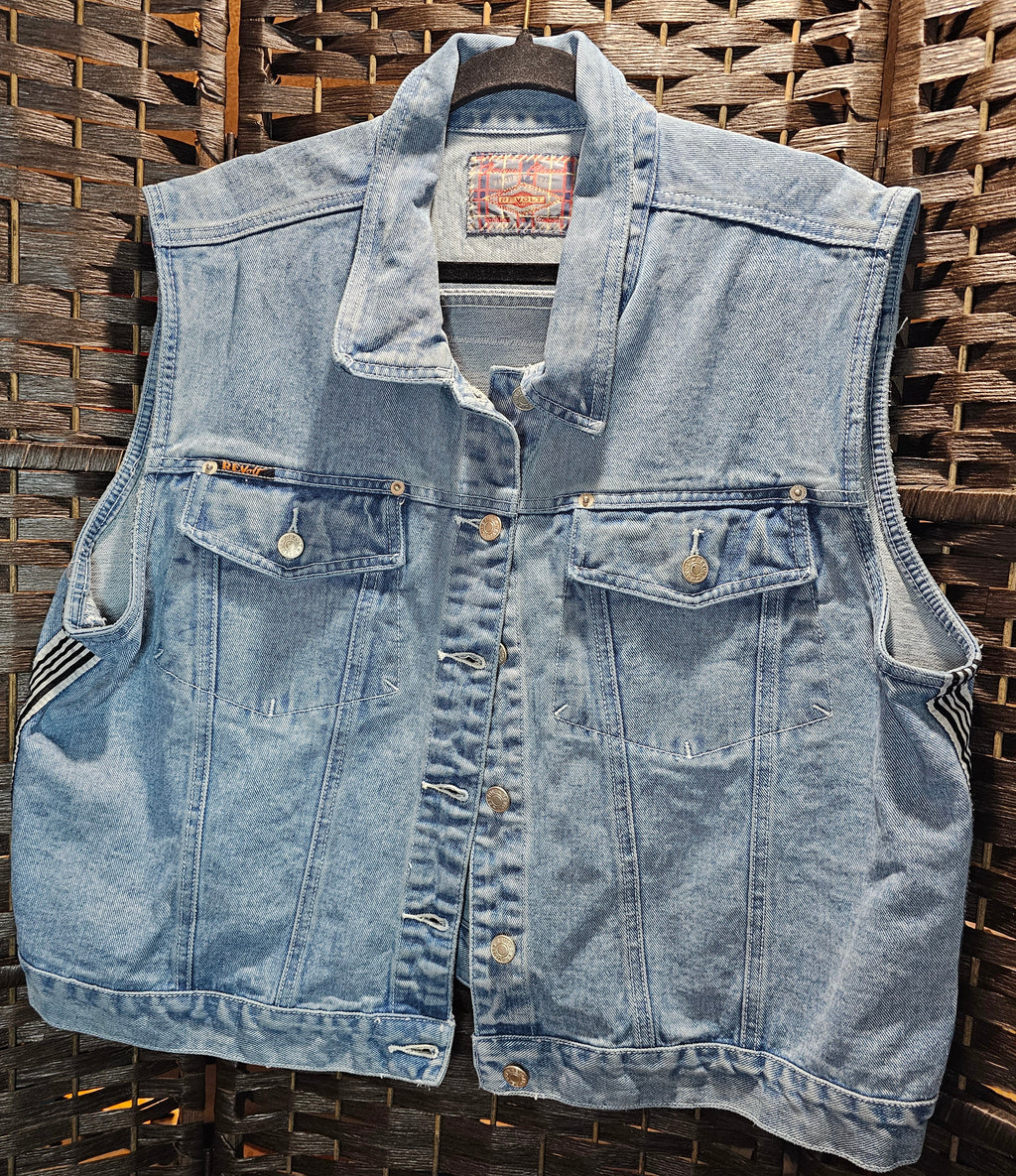 ReFashioned Nirvana Denim Vest Size 20