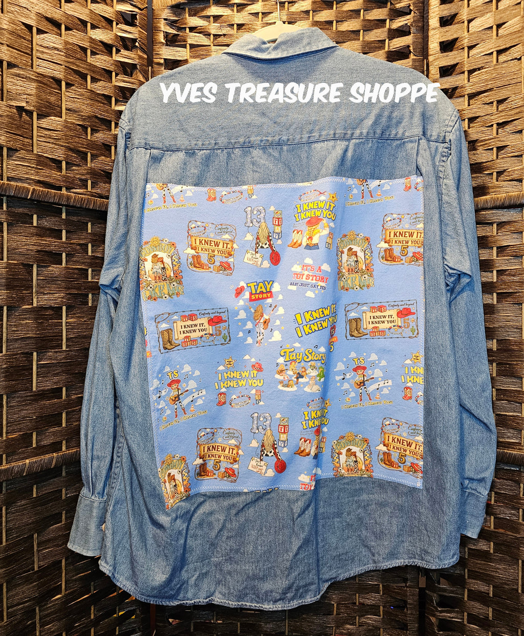 Upcycled Denim TS Medium Shirt