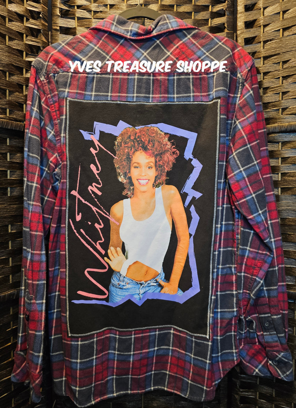 Upcycled Whitney Plaid Large Shirt