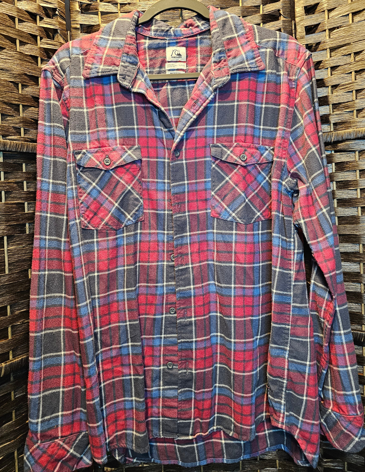 Upcycled Whitney Plaid Large Shirt