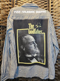 Upcycled Striped The Godfather XXL Shirt