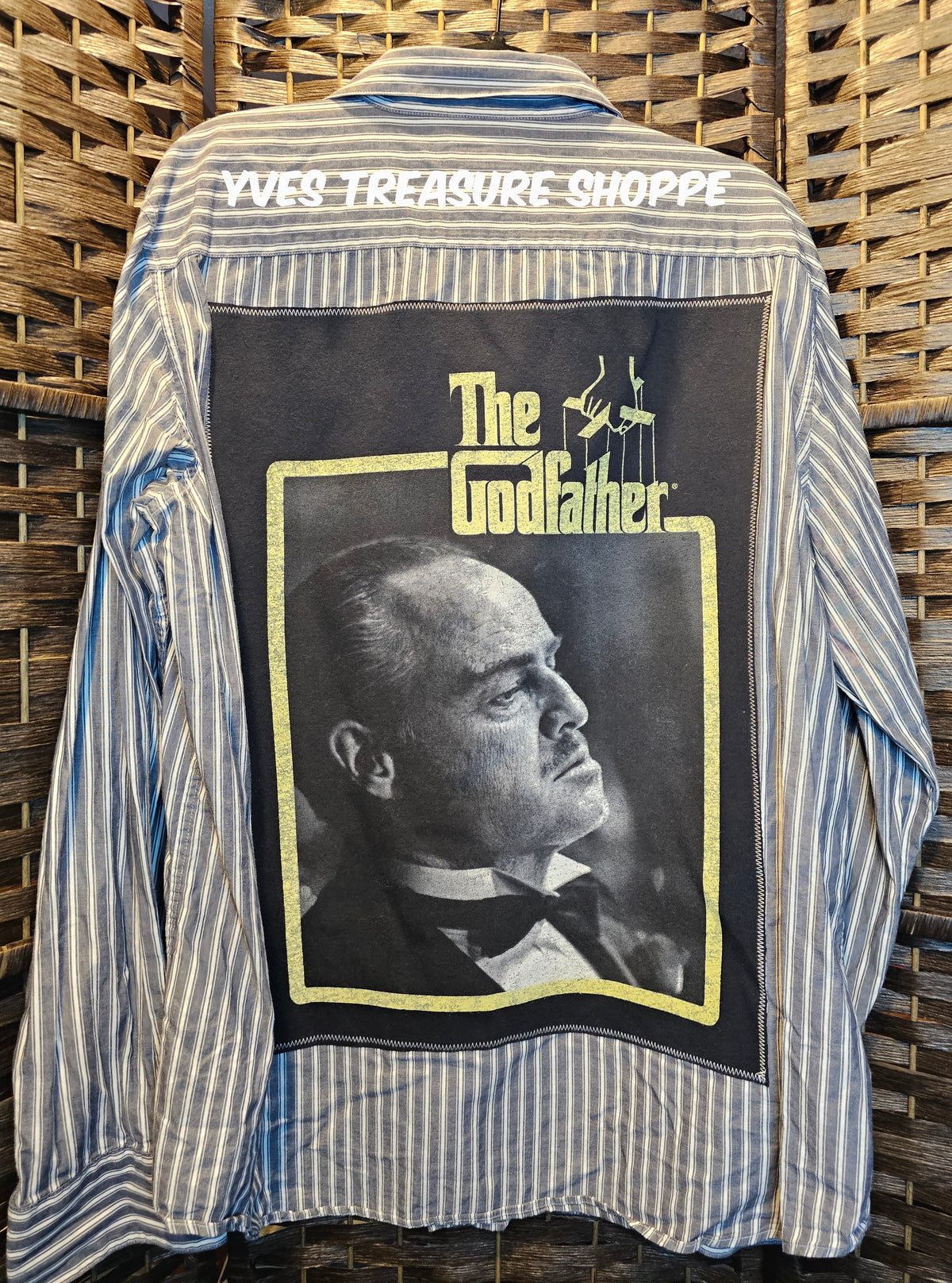 Upcycled Striped The Godfather XXL Shirt