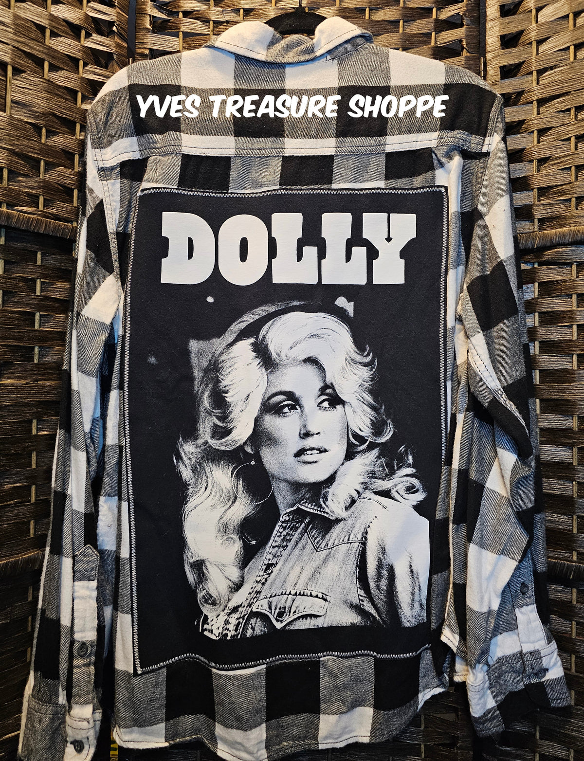 Upcycled Dolly Large Plaid Shirt
