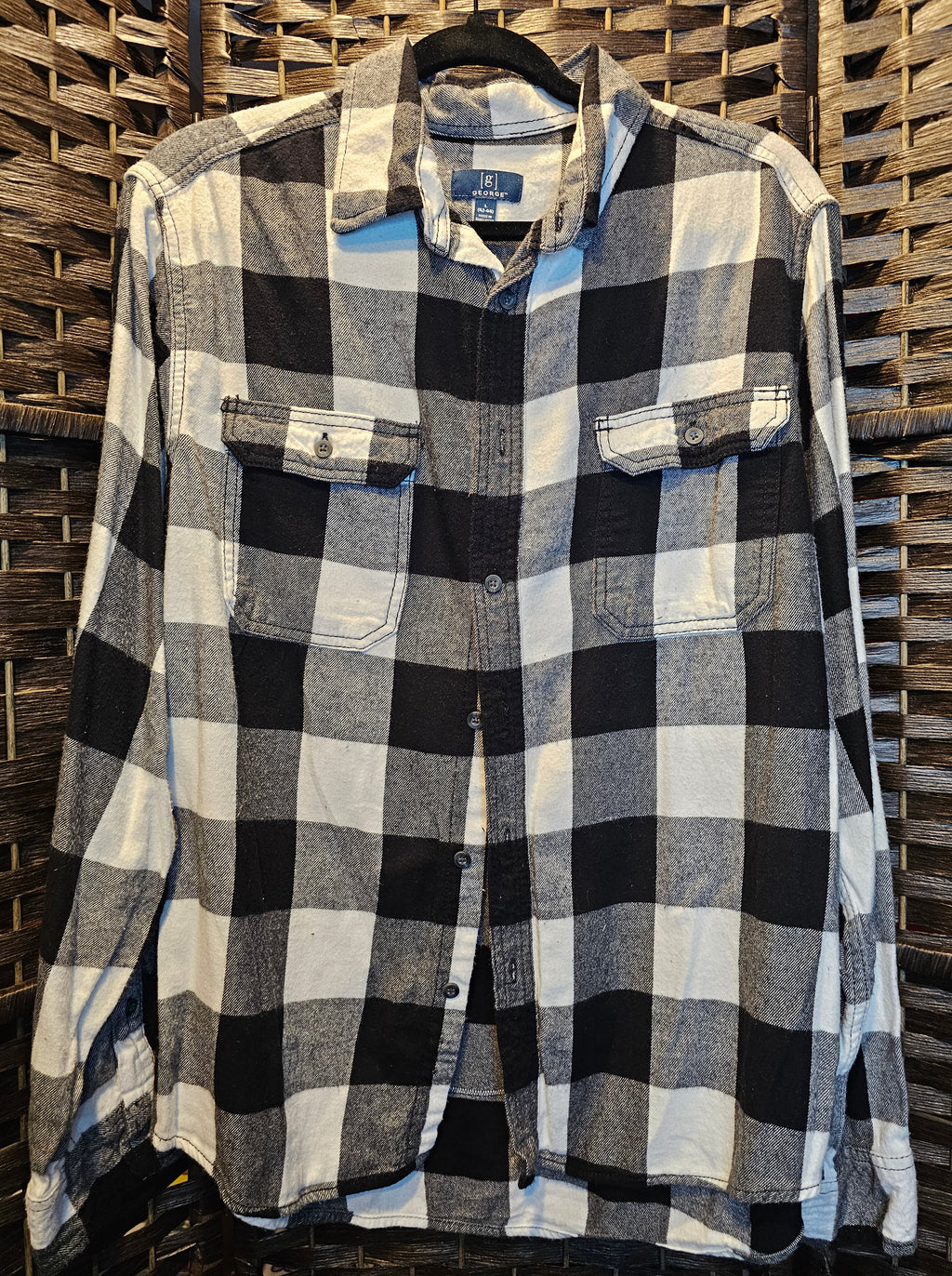 Upcycled Dolly Large Plaid Shirt