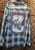 Upcycled XXLarge Plaid Polar Express Shirt